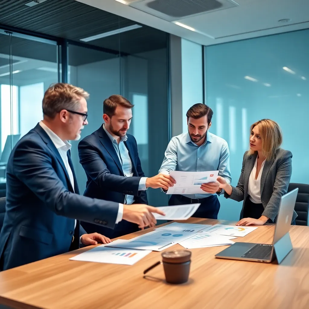 Professionele online leeromgeving met laptop en notitieblok