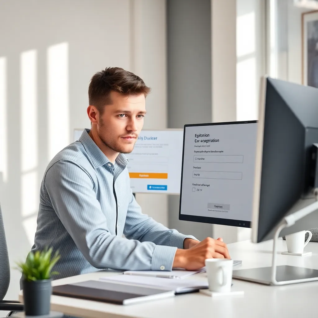 Professional die data-analyse uitvoert op computer