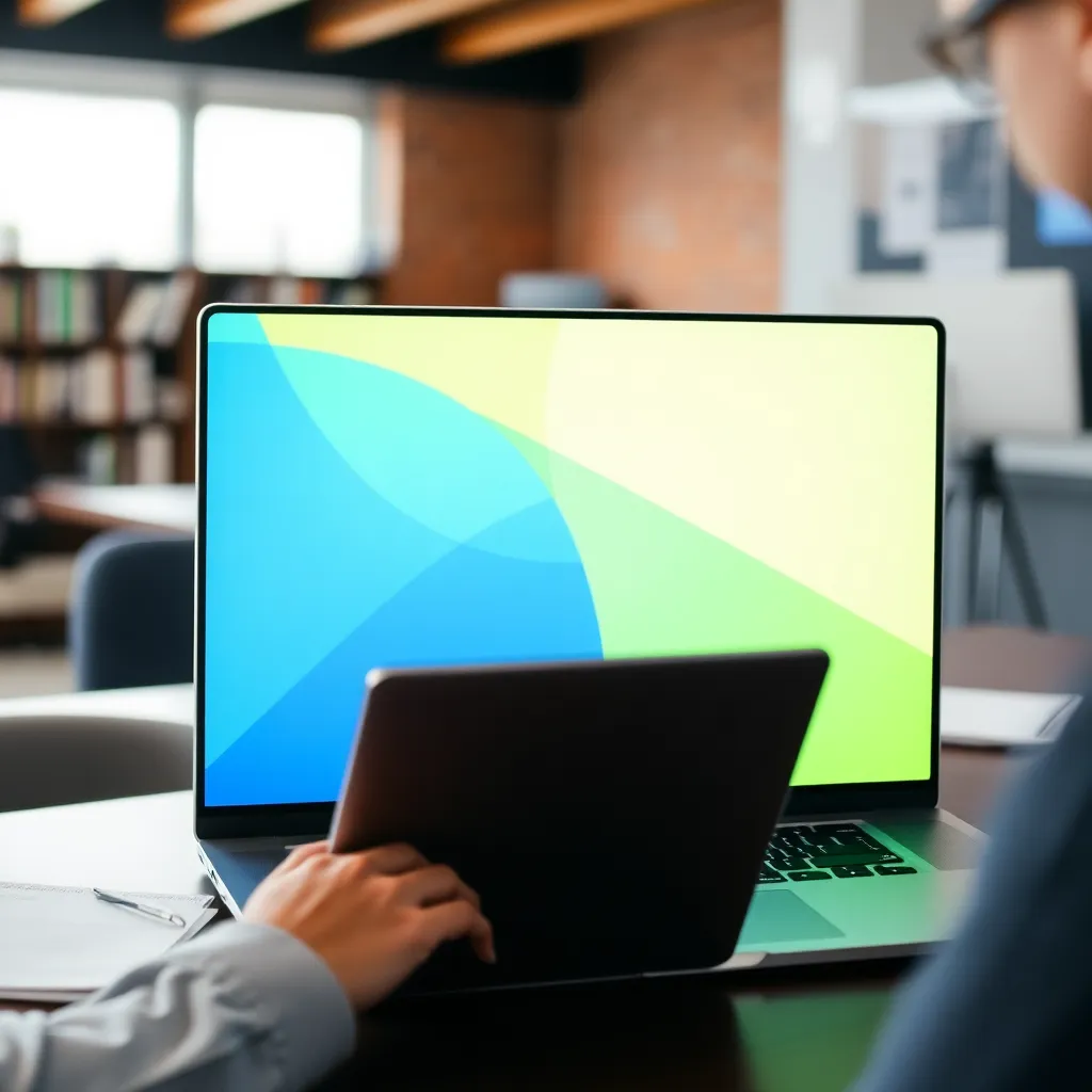 Diverse groep professionals in virtuele vergadering op laptopscherm